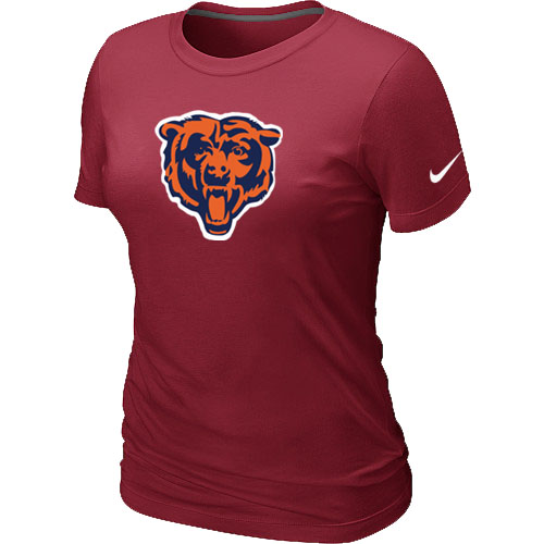 Nike Chicago Bears Women's Team Logo NFL T-Shirt - Red